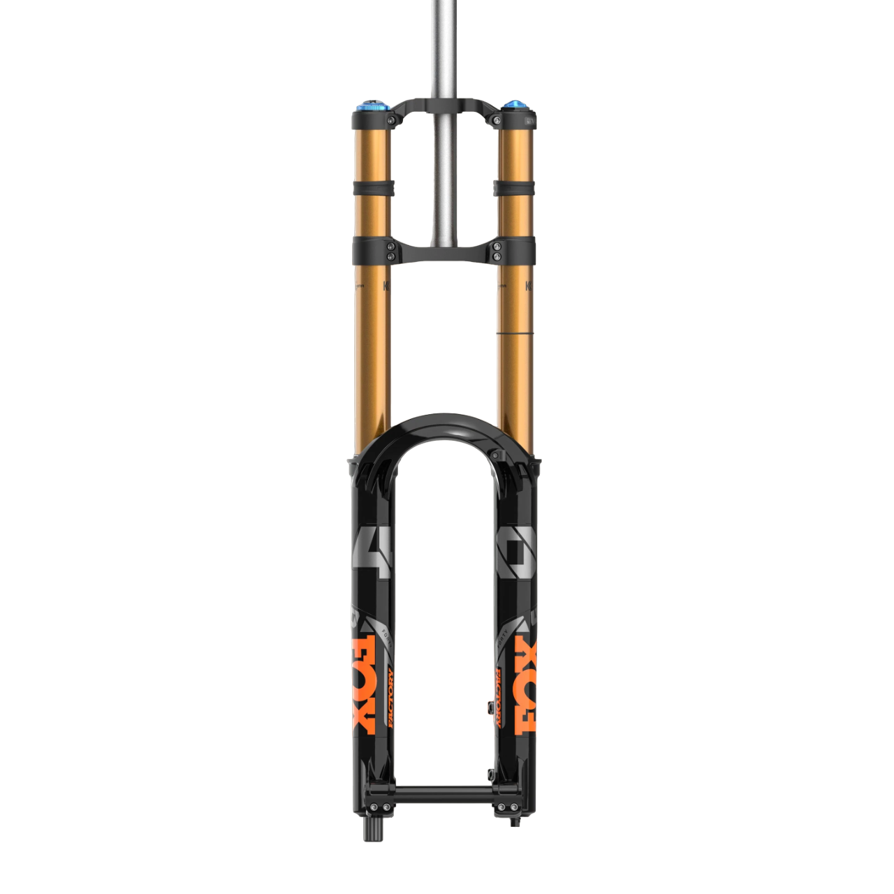 Fox Suspension 40 Factory 27.5" 20TAx110 - Black-Orange Logo - 2024