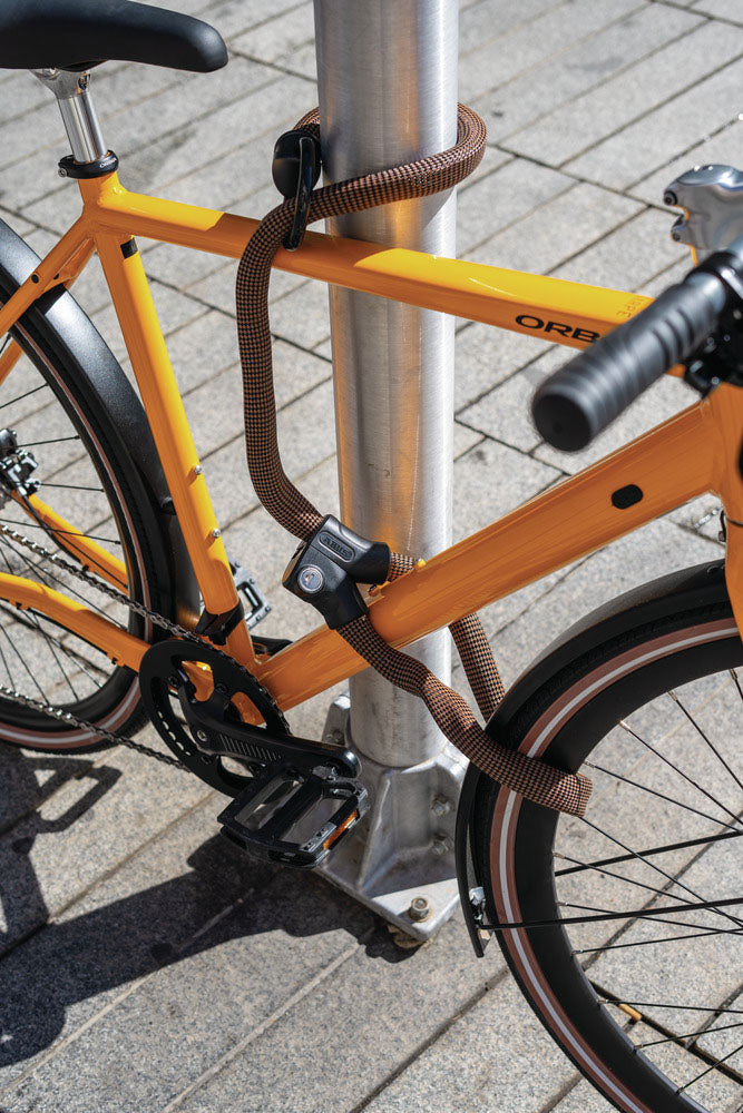 Abus Infinity Loop Chain Lock 1806/140 - Autumn Orange