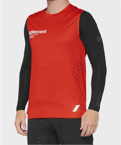100% R-Core Concept Sleeveless MTB Jersey - Red