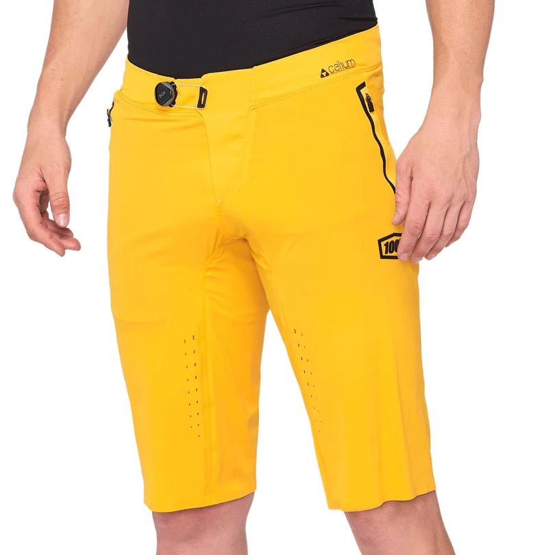 100% Celium MTB Short - Mustard