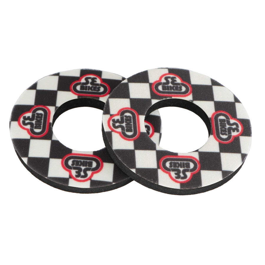 SE Bikes Checkerboard Donuts - Black and White