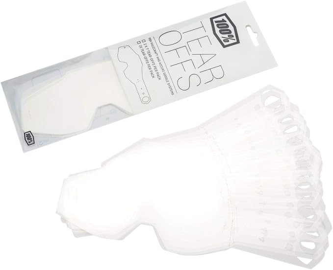 100% Accuri Tear-Offs - Youth - Clear