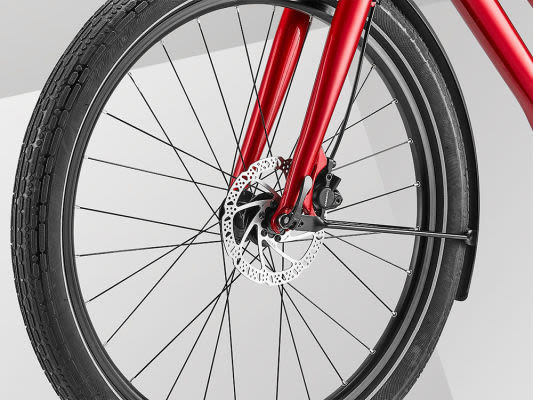 Momentum Lafree E+ 26 E-Bike - Metallic Red - 2022