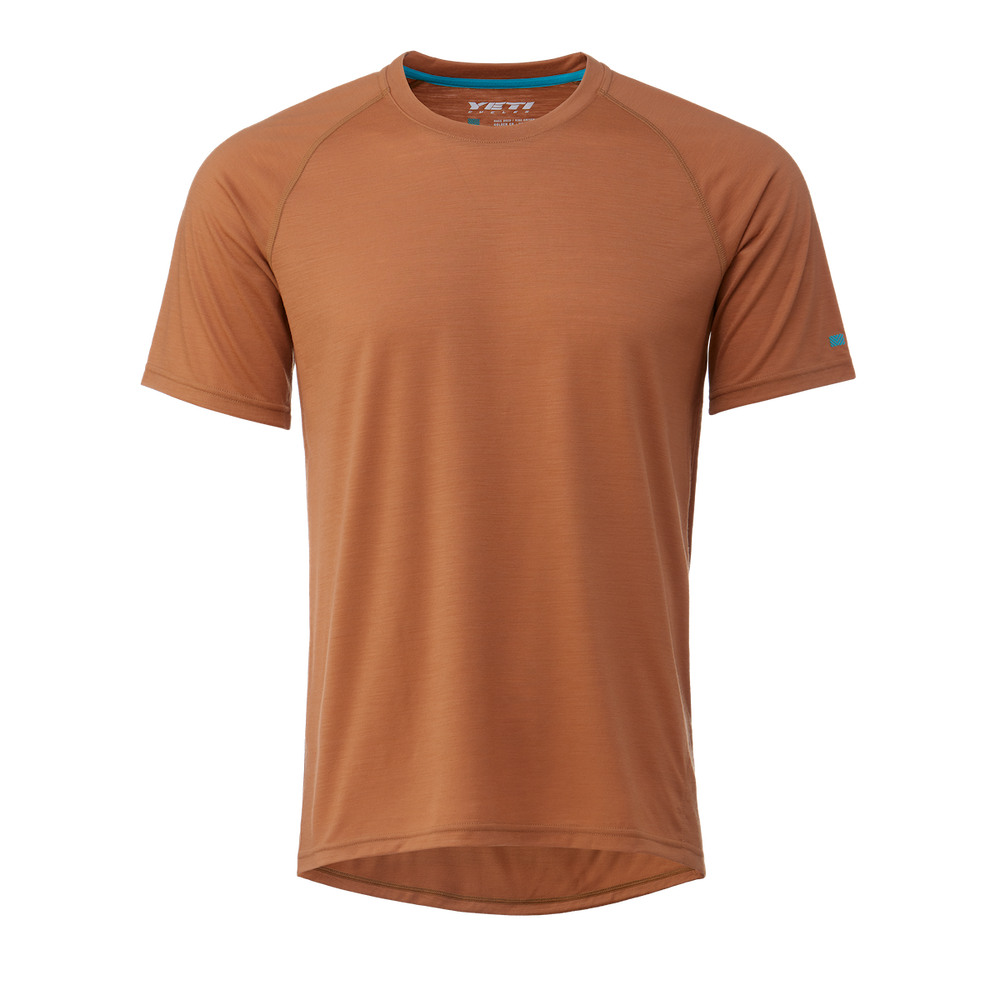 Yeti Switch Merino Short Sleeve MTB Jersey - Dark Sand – Cambria Bike