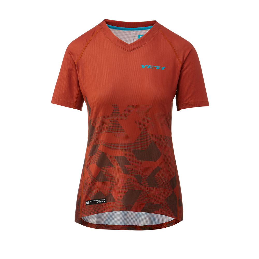 Yeti Enduro Short Sleeve MTB Jersey - Womens - Potters Disruption
