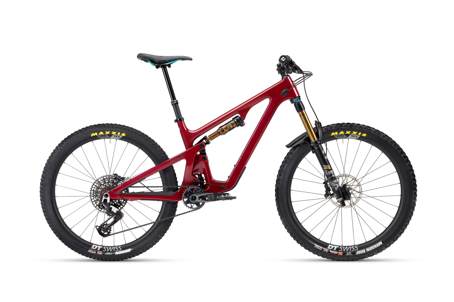 Yeti SB135 T2 27.5 - Eagle 90/X0 - EXC 1501 Carbon Wheels - Cherry