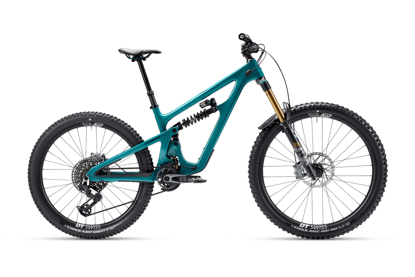Yeti SB165 T2 MX - Eagle 90/X0 - EXC 1501 Carbon Wheels - Spruce Gloss
