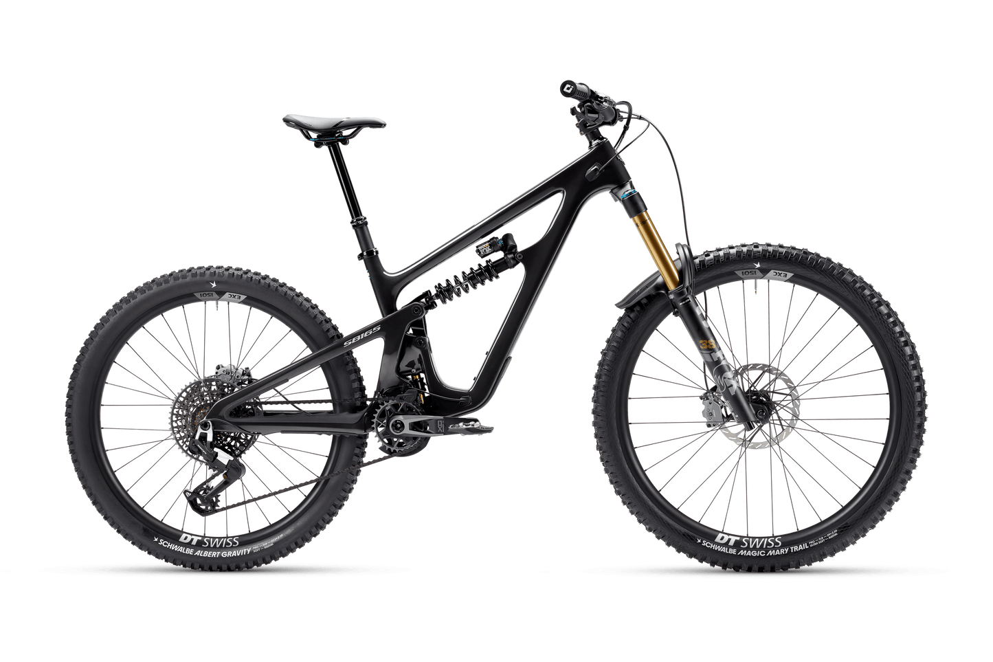 Yeti SB165 T2 MX - Eagle 90/X0 - EXC 1501 Carbon Wheels - Raw Gloss