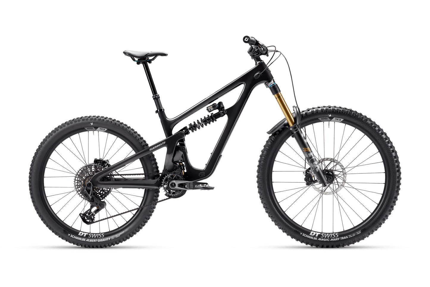 Yeti SB165 T3 MX - X0 AXS - EXC 1501 Carbon Wheels - Raw Gloss