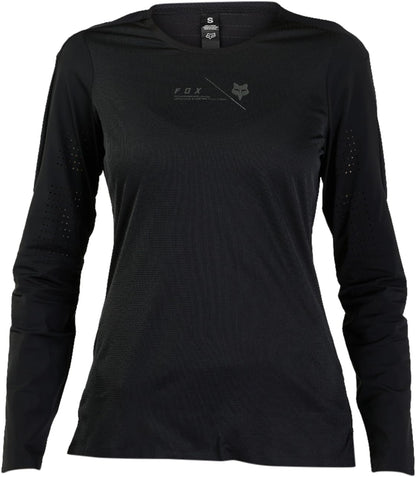 Fox Racing Flexair Pro Long Sleeve MTB Jersey - Womens - Black