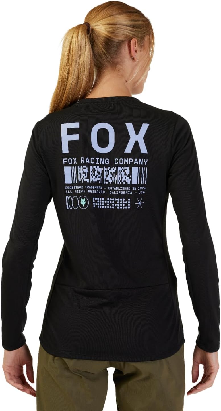 Fox Racing Ranger Race Long Sleeve MTB Jersey - Womens - Black