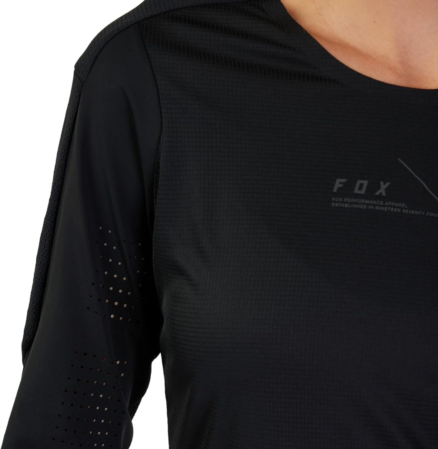 Fox Racing Flexair Pro Long Sleeve MTB Jersey - Womens - Black