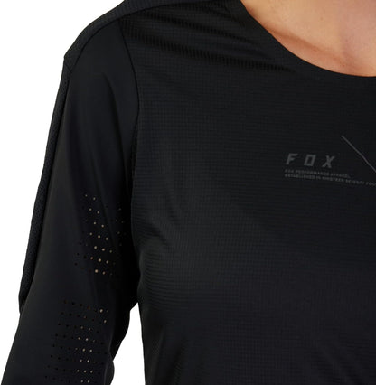 Fox Racing Flexair Pro Long Sleeve MTB Jersey - Womens - Black