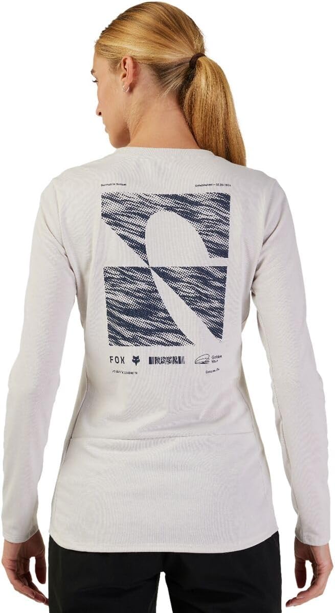 Fox Racing Ranger Dri Release Mid Long Sleeve MTB Jersey - Womens - Vintage White - 2024