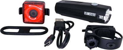 Planet bike Beamer 200/Blinkey Squared Light Set