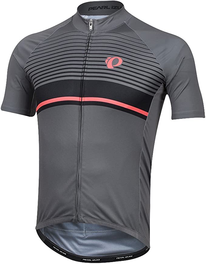 Pearl Izumi Elite Pursuit Graphic Short Sleeve Road Jersey - Smoked Pearl-Black Diffuse