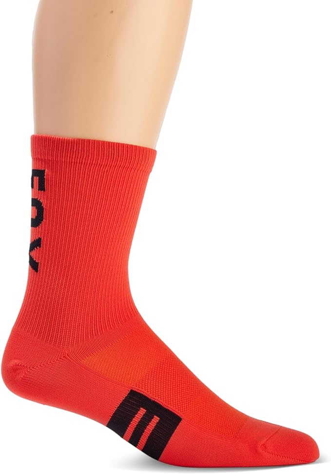 Fox Racing 6" Flexair Merino Sock - Orange Flame