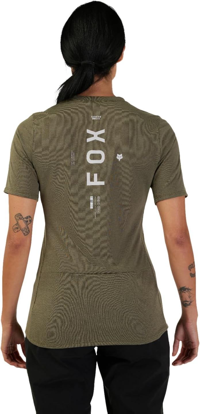 Fox Racing Ranger Dri Release Short Sleeve MTB Jersey - Alyn - Womens - Olive Green