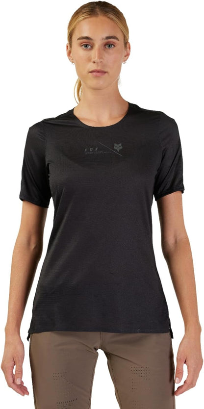 Fox Racing Flexair Short Sleeve MTB Jersey - Womens - Black