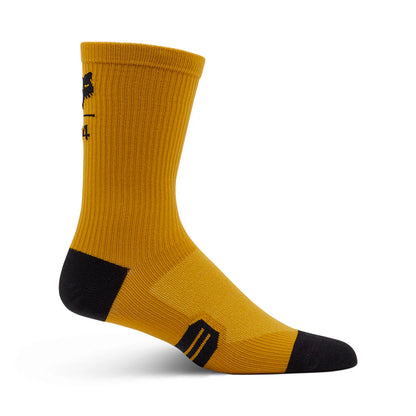 Fox Racing 8" Ranger Sock - Fox 74 - Mustard