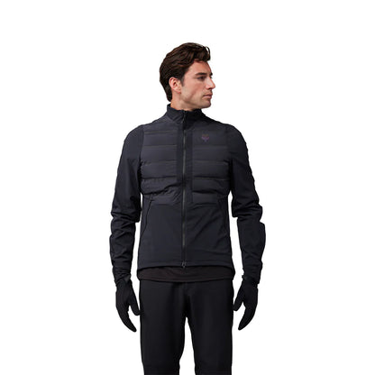 Fox Racing Flexair Fire Hybrid Cycling Jacket - Lunar - Black