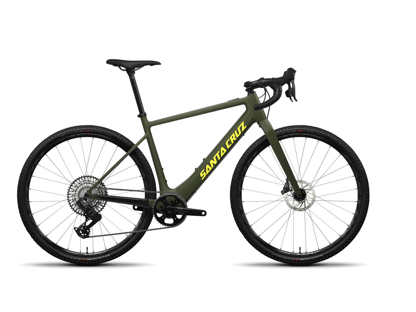 Santa Cruz Skitch Carbon CC 700c - Rival ASX 1x - Matt Olive Green - 2024