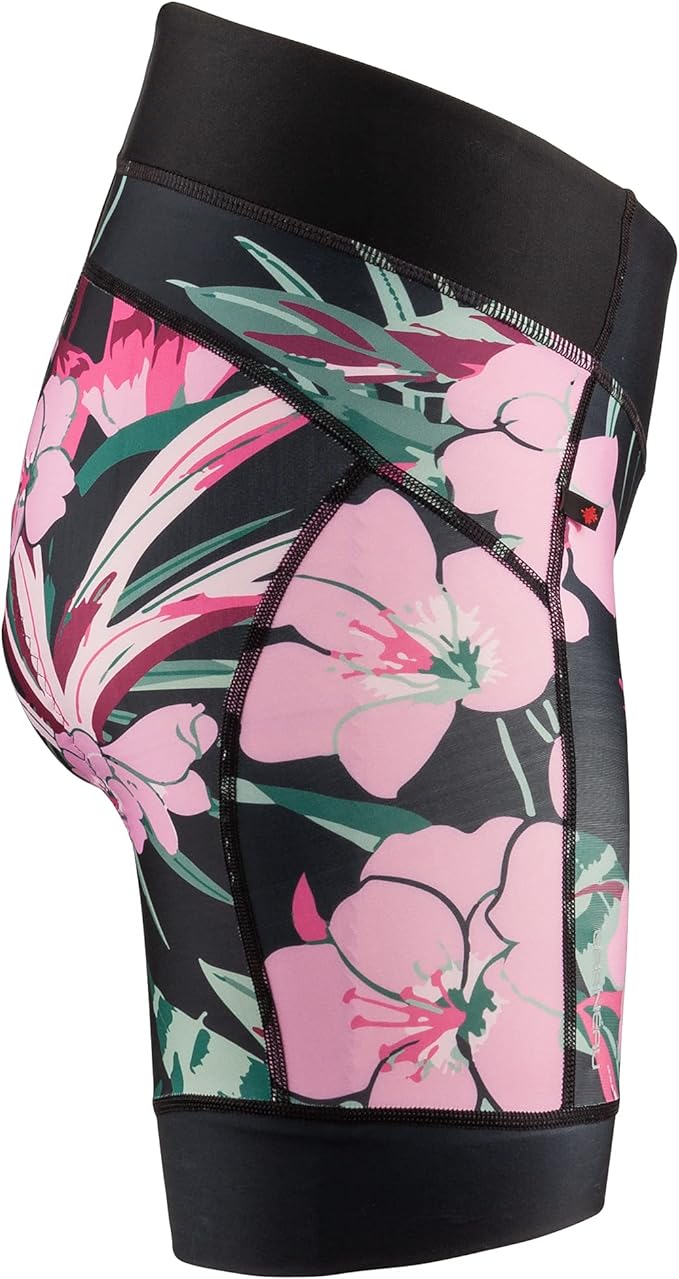 Louis Garneau Neo Power Art Motion 7 Cycling Short - Womens - Black Flower - 2022