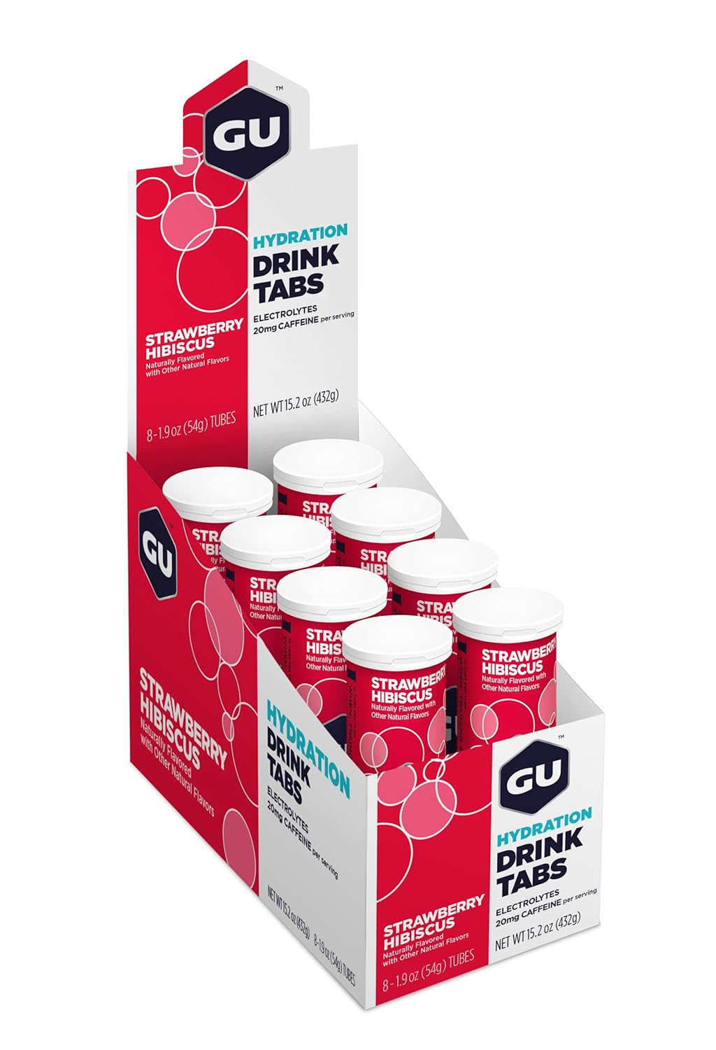 GU Hydration Drink Tabs - Strawberry Hibiscus