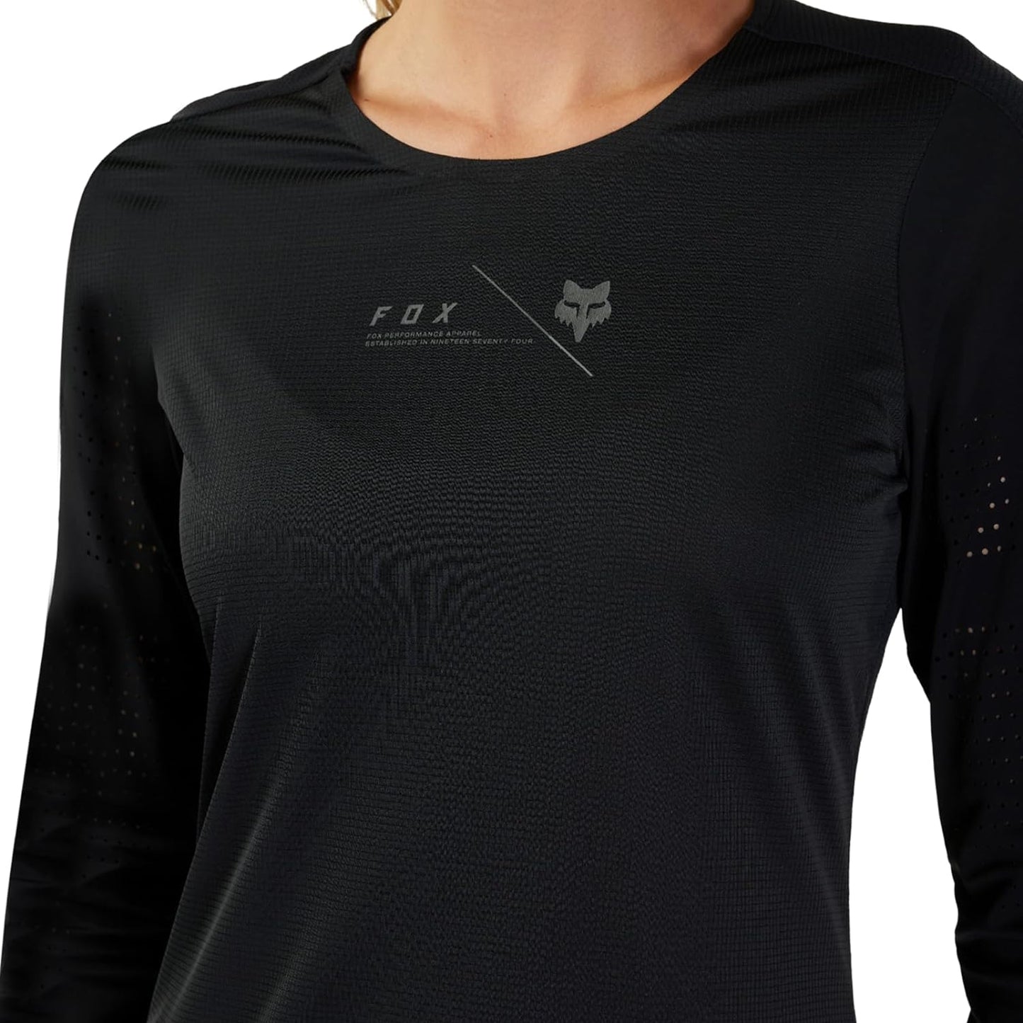 Fox Racing Flexair Pro Long Sleeve MTB Jersey - Womens - Black