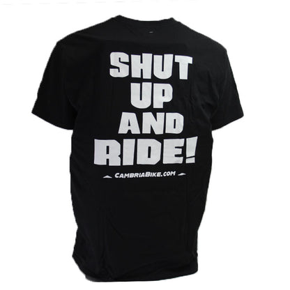 CBO Shut up and Ride Tee Shirt - Black