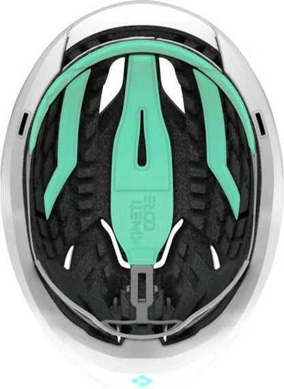 Lazer Vento Kineticore KC SMU Road Helmet - Pure White-Black Straps