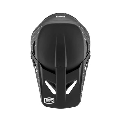 100% Status Full Face Helmet - Youth - Black
