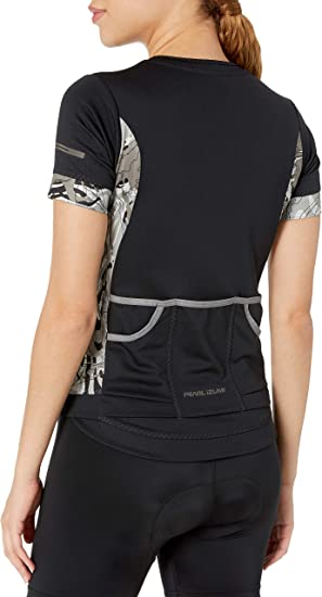 Pearl Izumi Elite Escape Short Sleeve Road Jersey - Womens - Black Phyllite