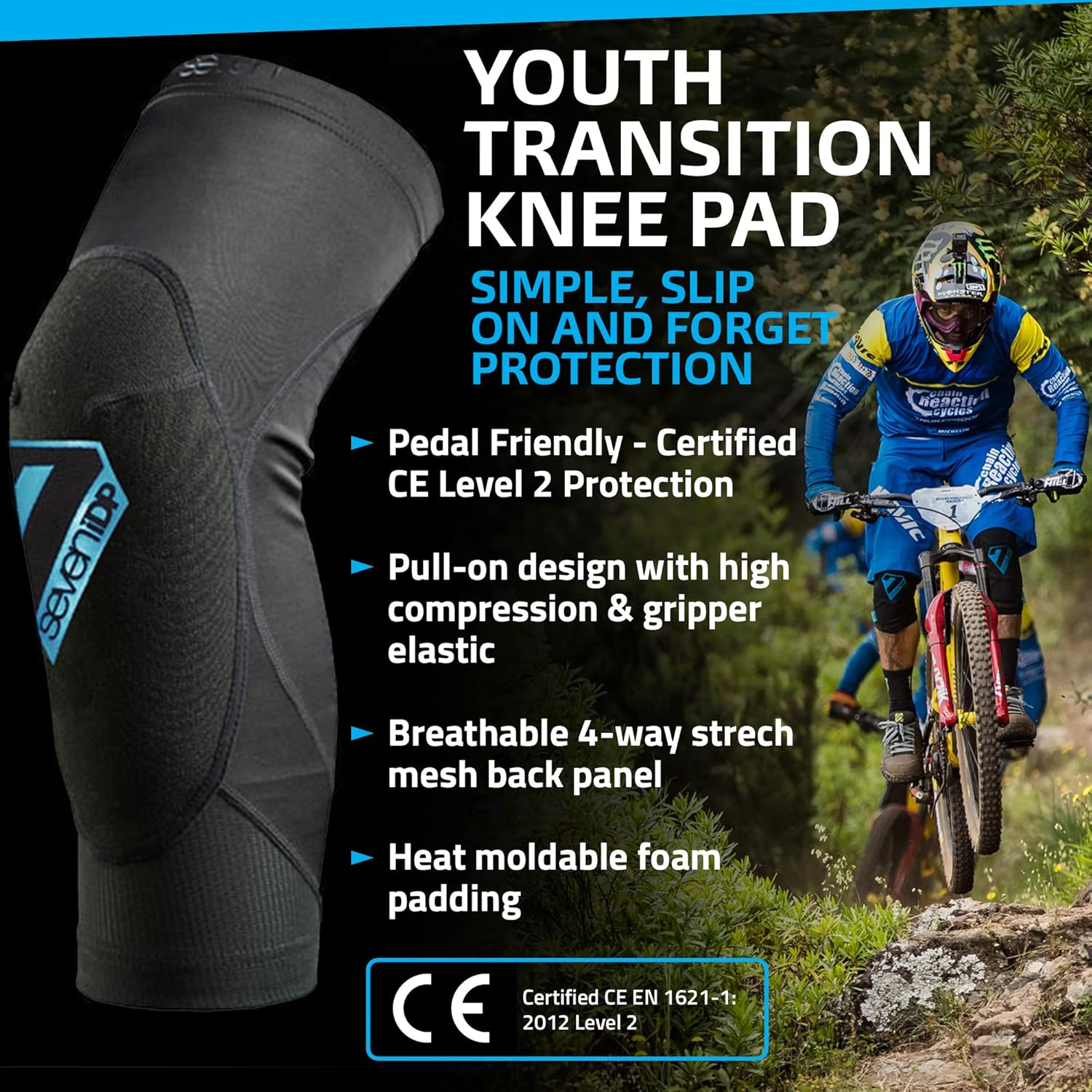 7 iDP Transition Knee Pads - Thumbnail 3