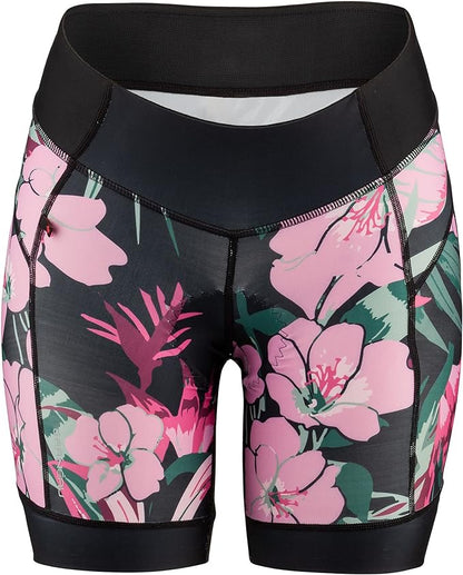 Louis Garneau Neo Power Art Motion 7 Cycling Short - Womens - Black Flower - 2022