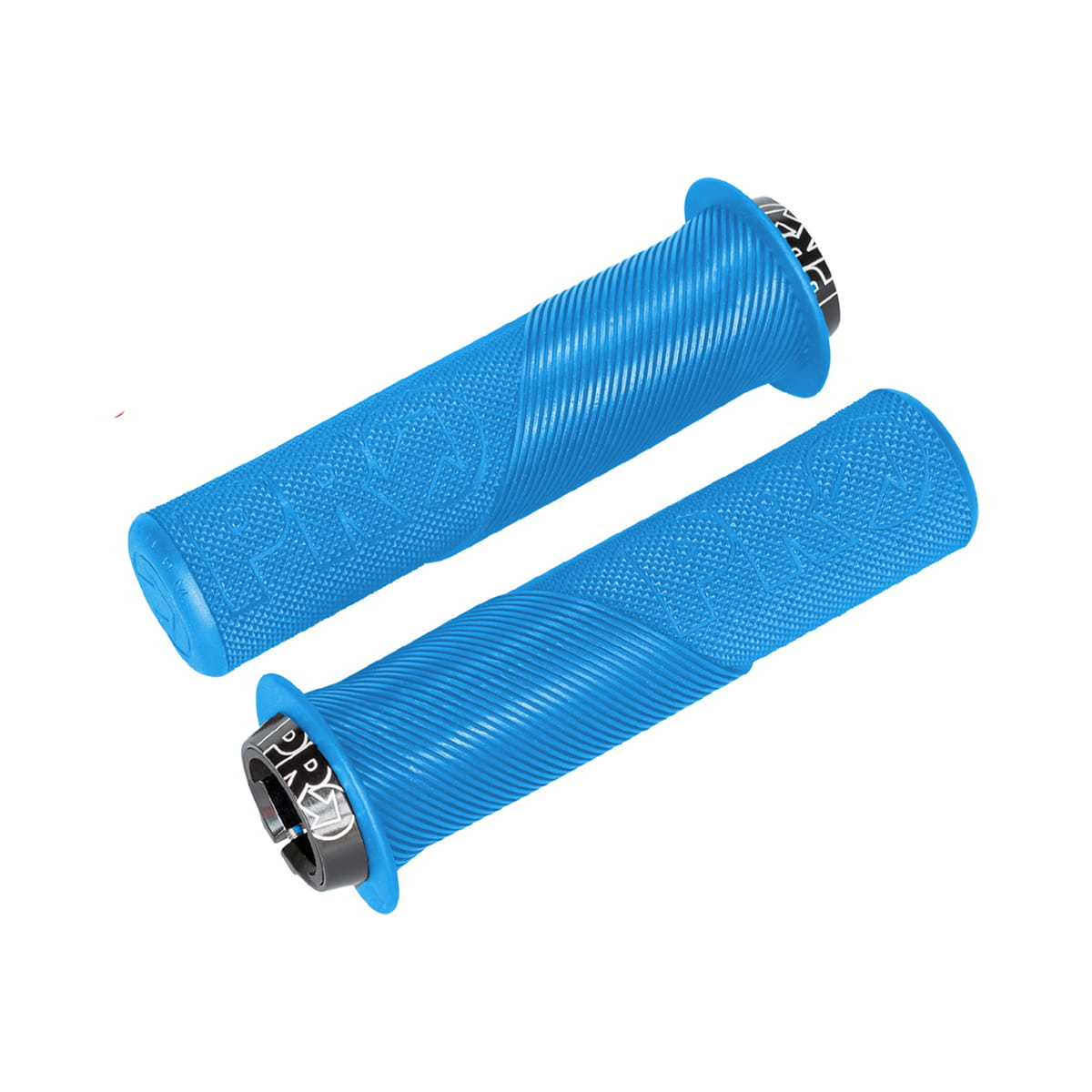 Pro Lock On Trail Grips - Flange - Blue