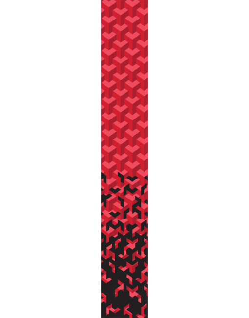 Arundel Art Gecko Bar Tape - Red