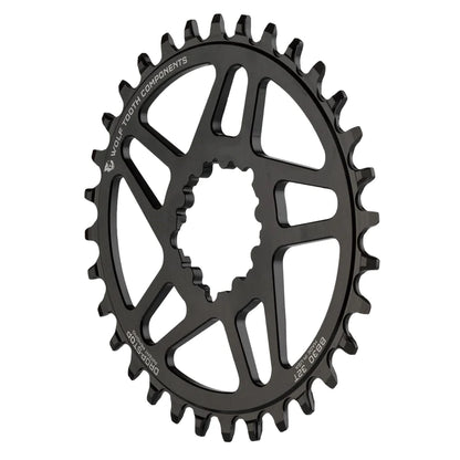 Wolf Tooth Components Oval SRAM MTB Chainring - Direct Mount - Black