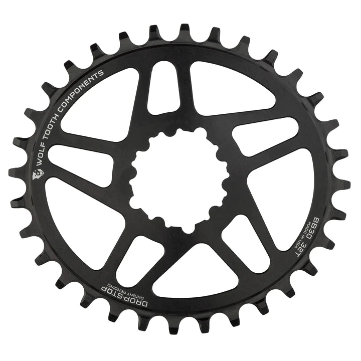 Wolf Tooth Components Oval SRAM MTB Chainring - Direct Mount - Black