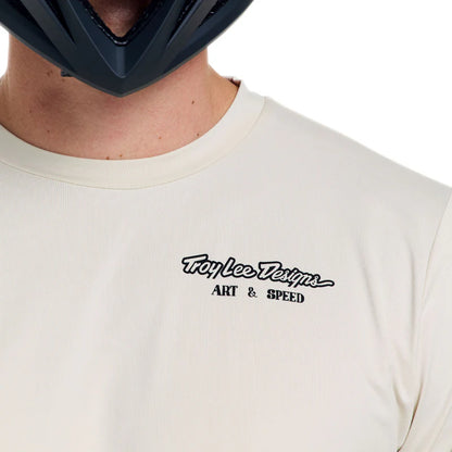 Troy Lee Designs Ruckus Long Sleeve Ride Tee - Art and Speed - Pumice