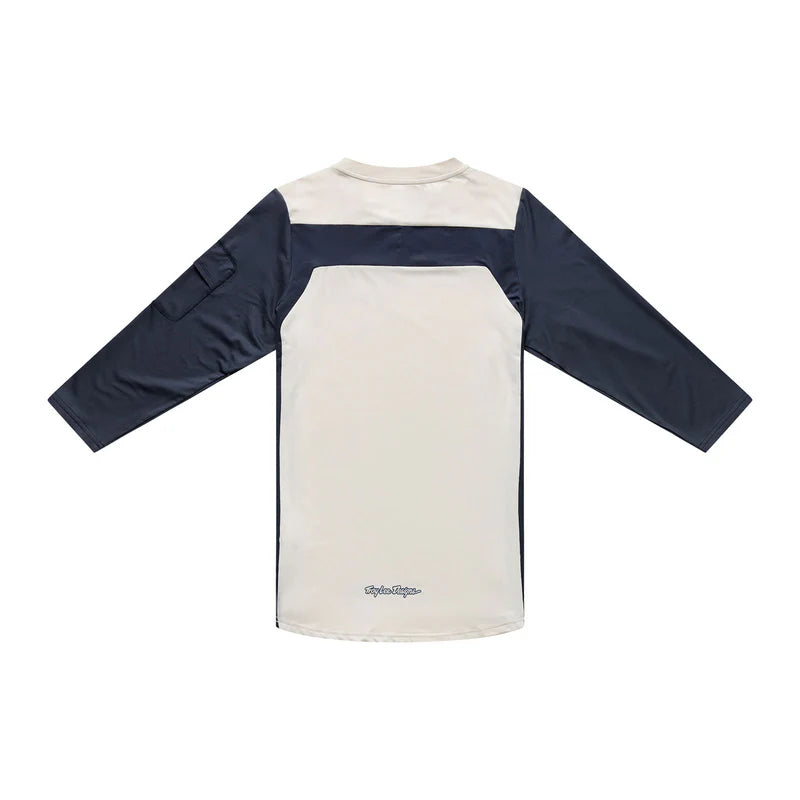 Troy Lee Designs Ruckus 3/4 Sleeve Ride Tee - Wings - Pumice