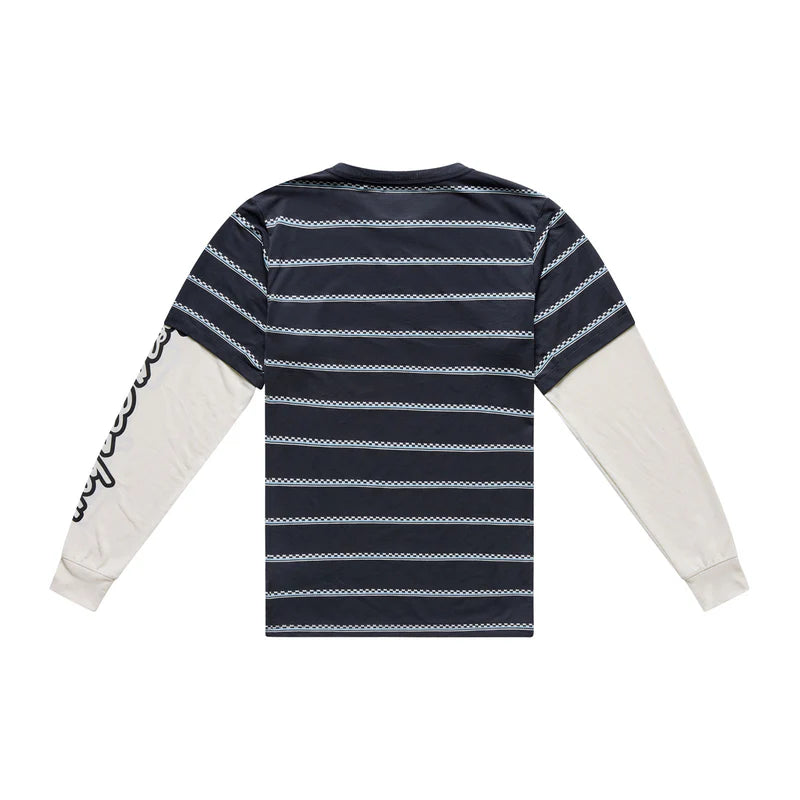 Troy Lee Designs Skyline Long Sleeve Ride Tee - One Eye - Aero Blue
