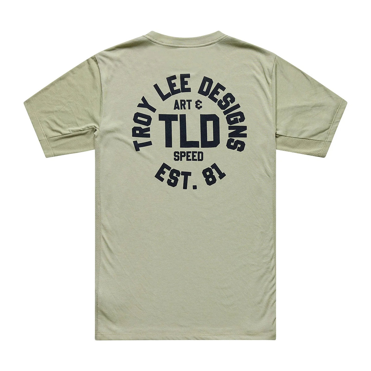 Troy Lee Designs Lilium Short Sleeve Ride Tee - Womens - Stamps - Sage