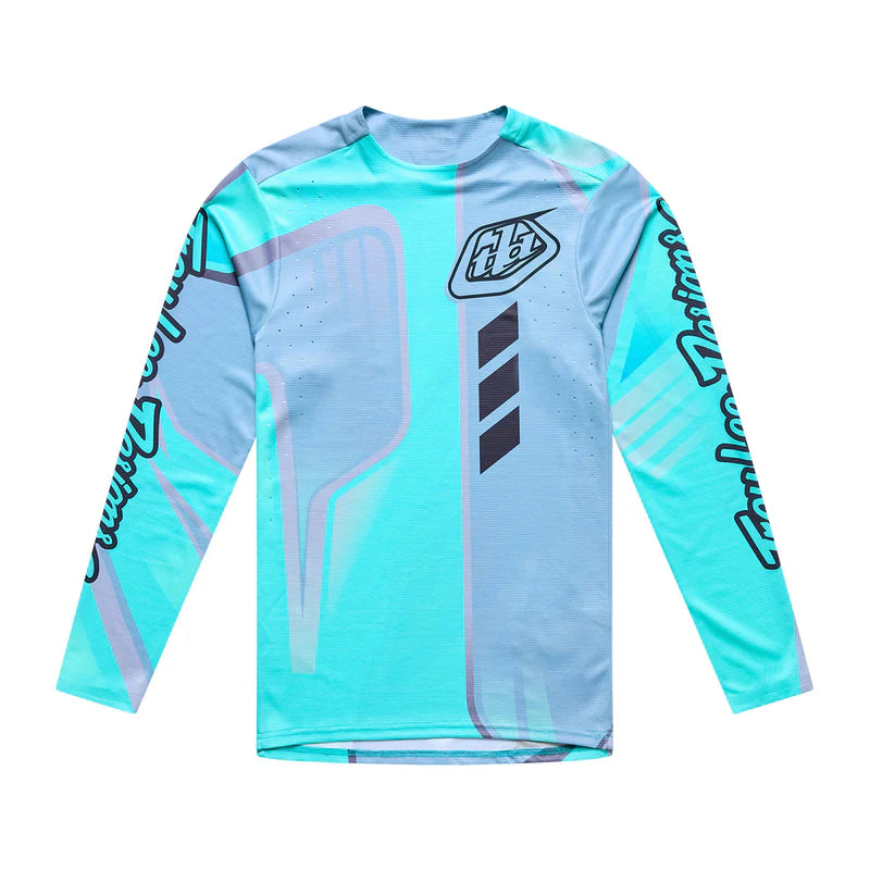 Troy Lee Designs Sprint Pro Short Sleeve MTB Jersey - Lowrider - Real Teal