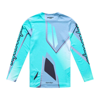Troy Lee Designs Sprint Pro Short Sleeve MTB Jersey - Lowrider - Real Teal