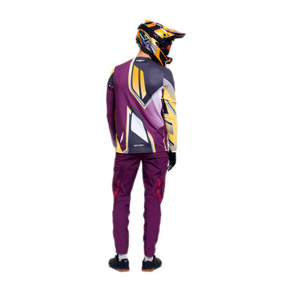 Troy Lee Designs Sprint Pro Short Sleeve MTB Jersey - Lowrider - Sangria