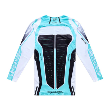 Troy Lee Designs Sprint Ultra Short Sleeve MTB Jersey - Proton - White