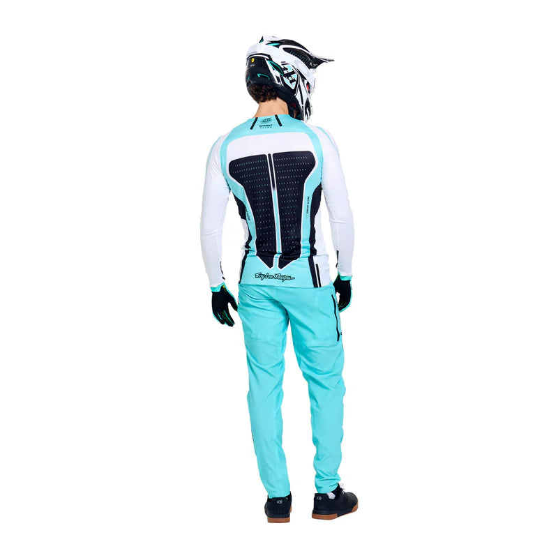 Troy Lee Designs Sprint Ultra Short Sleeve MTB Jersey - Proton - White