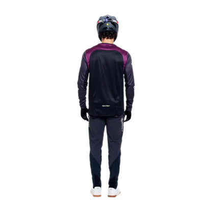 Troy Lee Designs Stage Long Sleeve MTB Jersey - Signature - Carbon