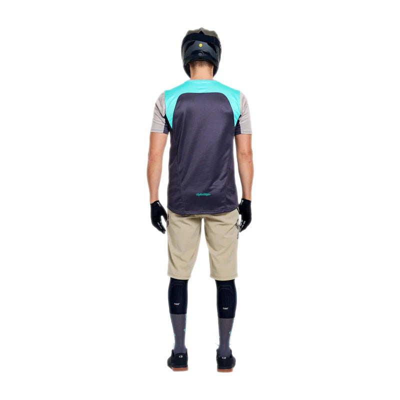 Troy Lee Designs Stage Short Sleeve MTB Jersey - Signature - Stone
